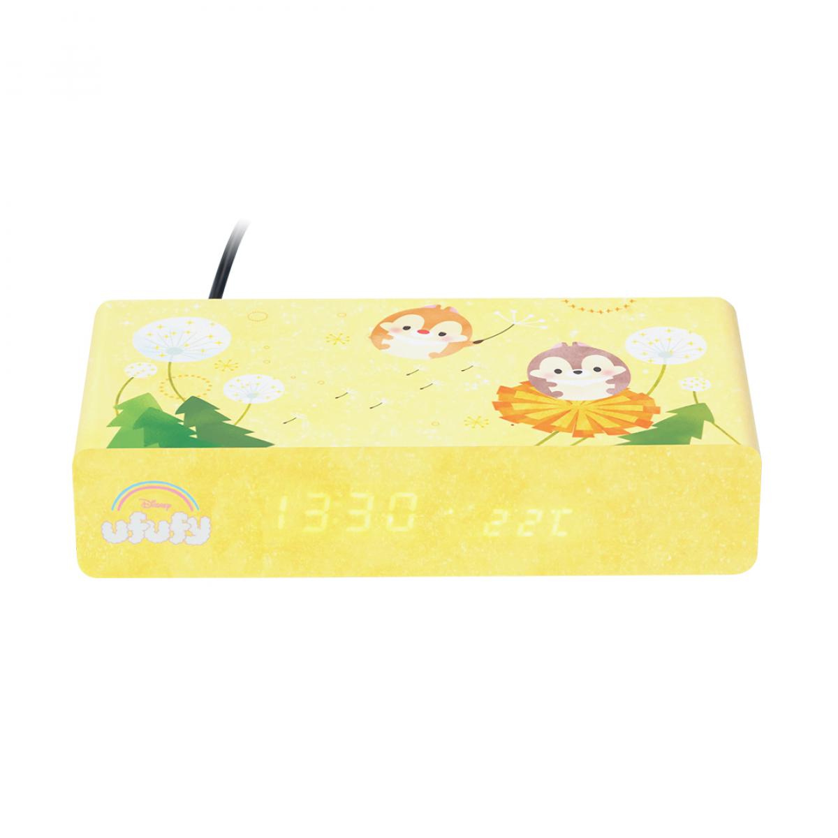 台灣infoThink｜迪士尼｜大鼻鋼牙/米奇米妮電子鐘無線充電座