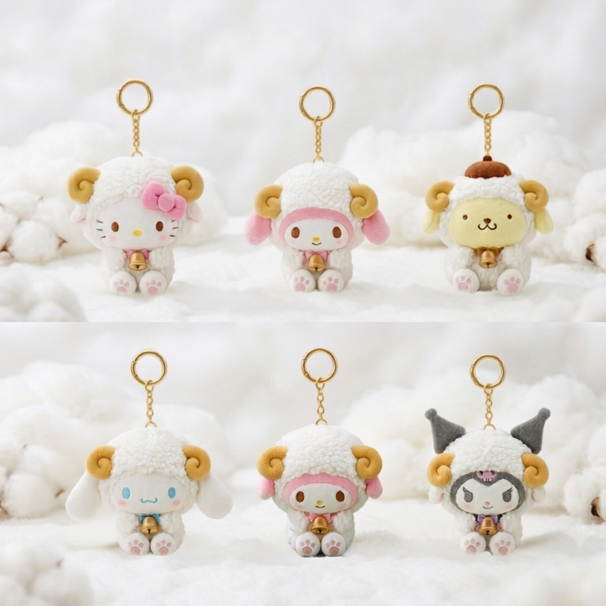 【早鳥預購結束】Sanrio｜綿羊系列掛飾