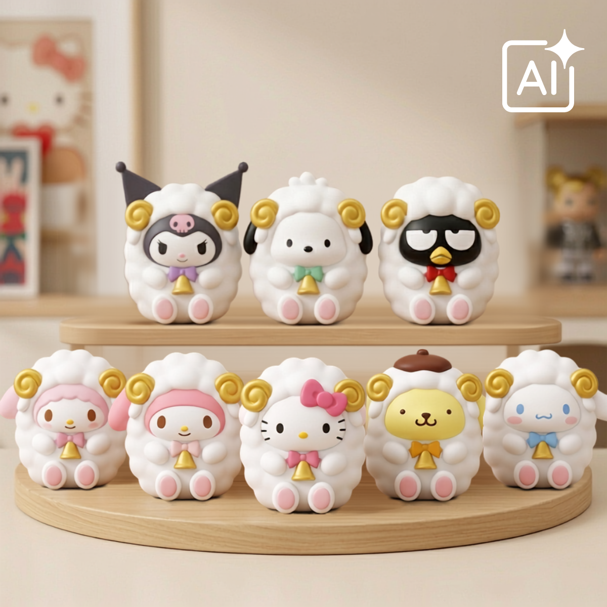 【早鳥預購結束】Sanrio｜綿羊系列盲盒
