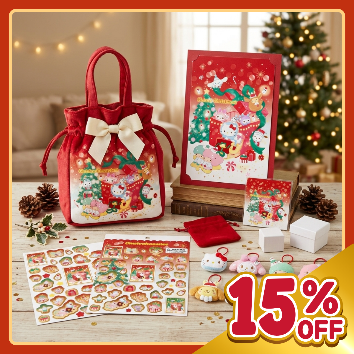 [Early Bird Pre-order Ended] Sanrio｜Christmas Outfit Collection Sundries