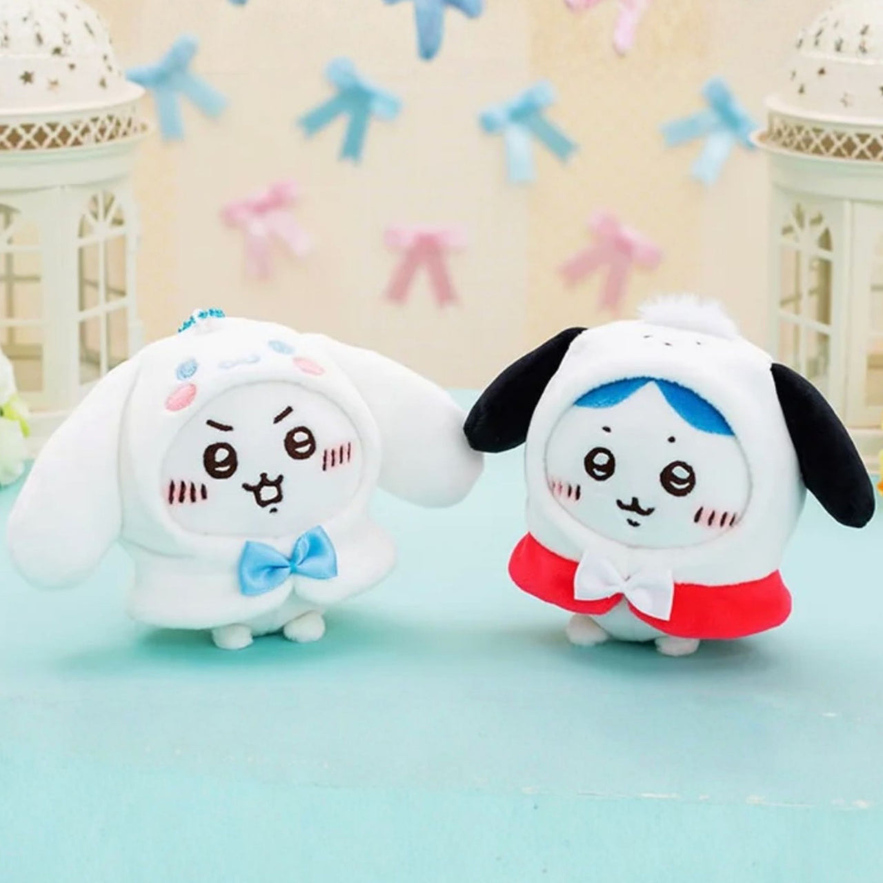 Chiikawa x Sanrio｜頭套掛飾公仔