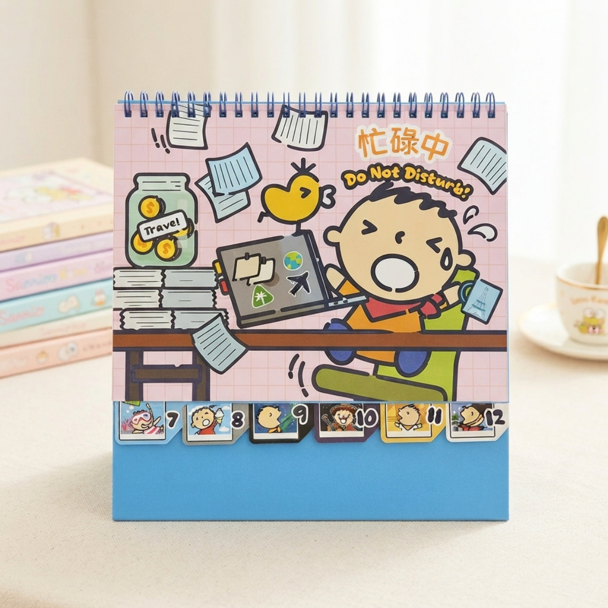 Sanrio | Minna No Tabo Large Mouth Boy Desk Calendar 2027 (Hong Kong Version)