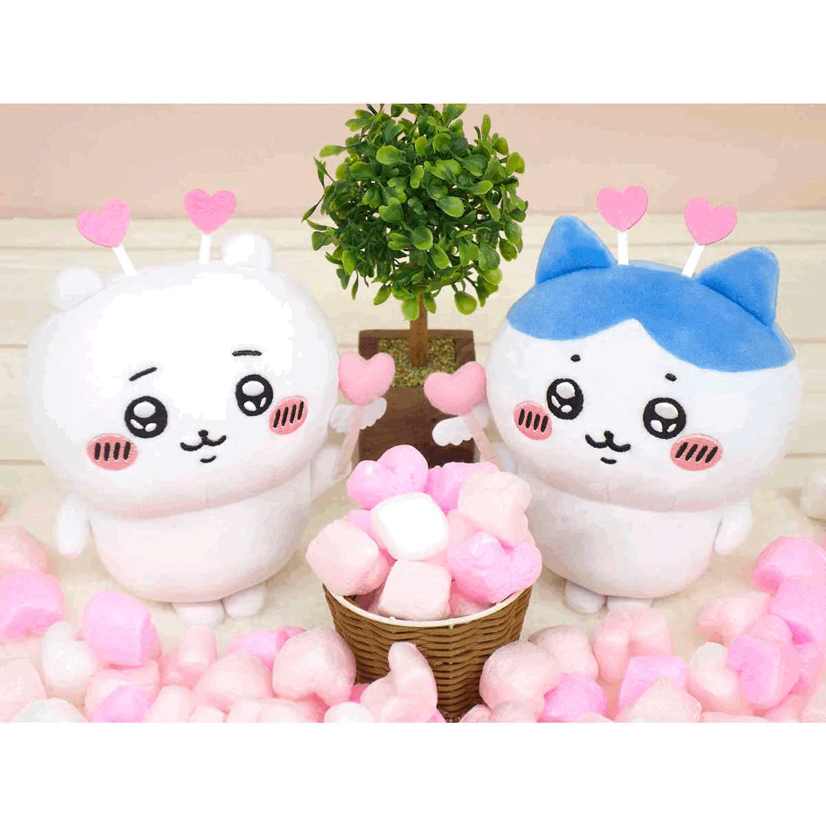 Chiikawaちいかわ｜愛心頭飾小可愛/八字貓公仔