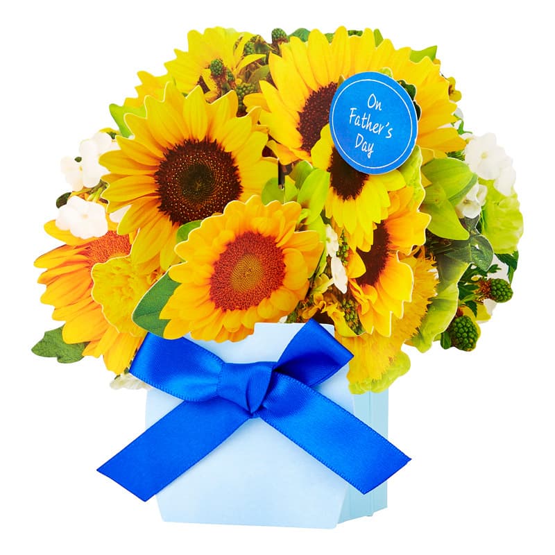 父親節｜節日賀卡｜向日葵插花