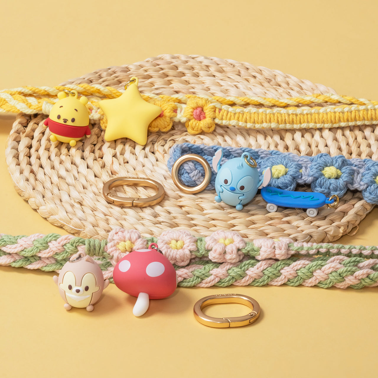 【特價】台灣infoThink｜Disney｜手機編織頸掛繩（鋼牙）