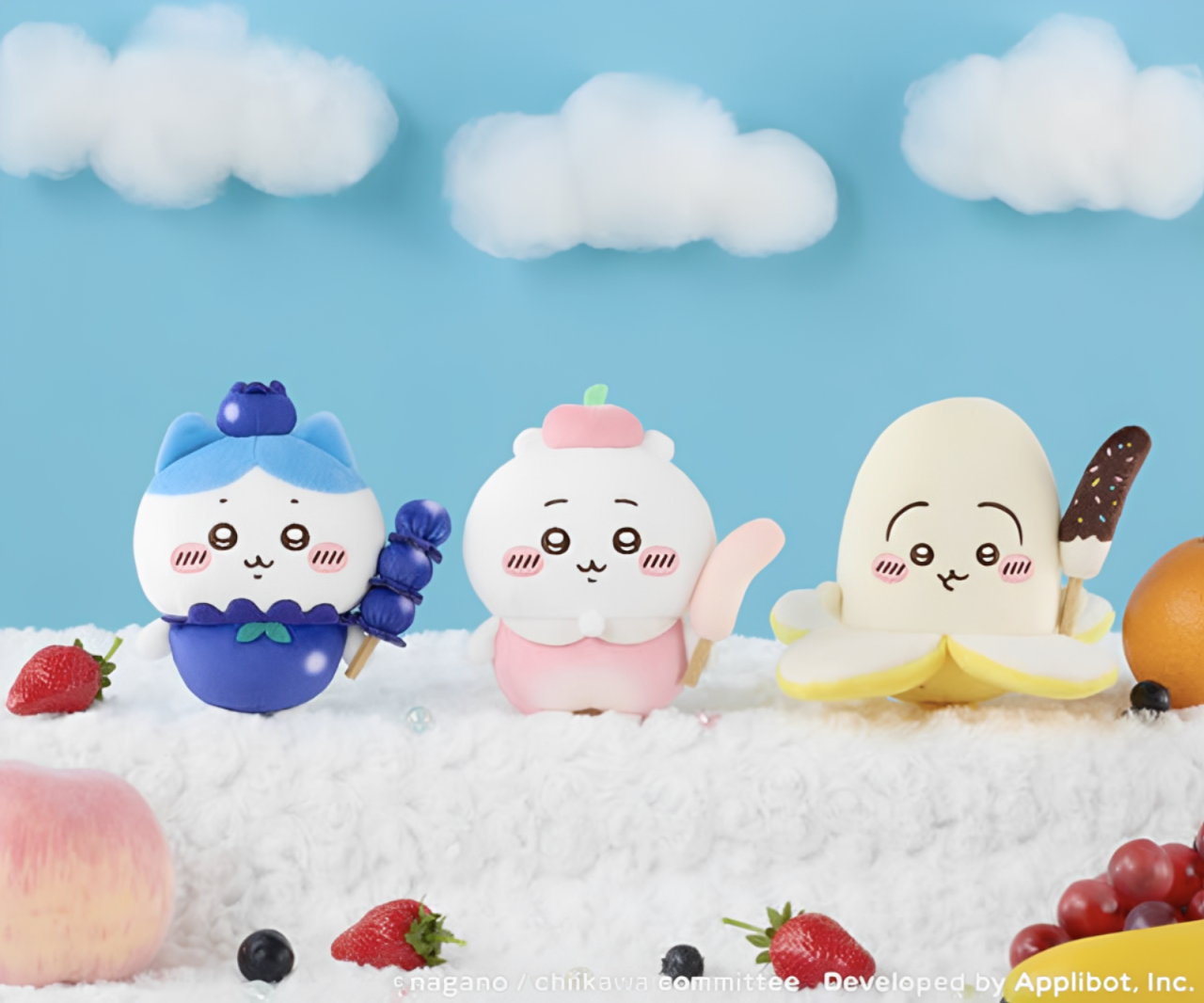 Chiikawa | Chiikawa Pocket | Fruit Costume Mascot