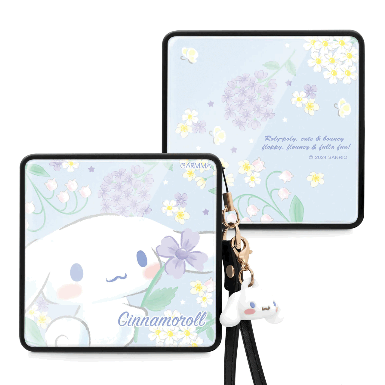 台灣Garmma｜Sanrio｜Cinnamoroll玻璃鏡面方塊快充行動電源