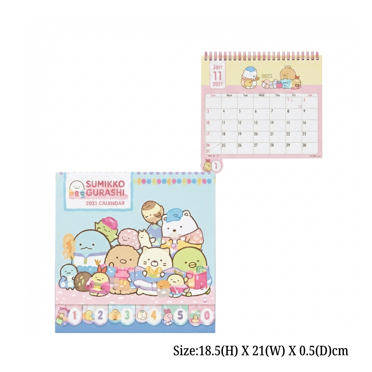 Sumikko Gurashi｜2027 Desk Calendar (Hong Kong Edition)