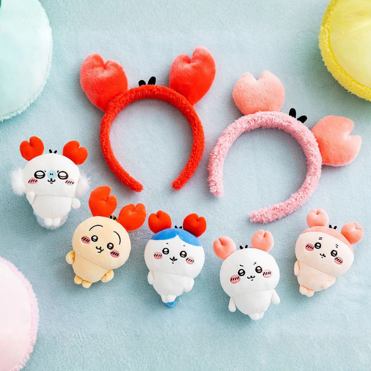 Chiikawa Crab Pincer Costume Plush Keychain