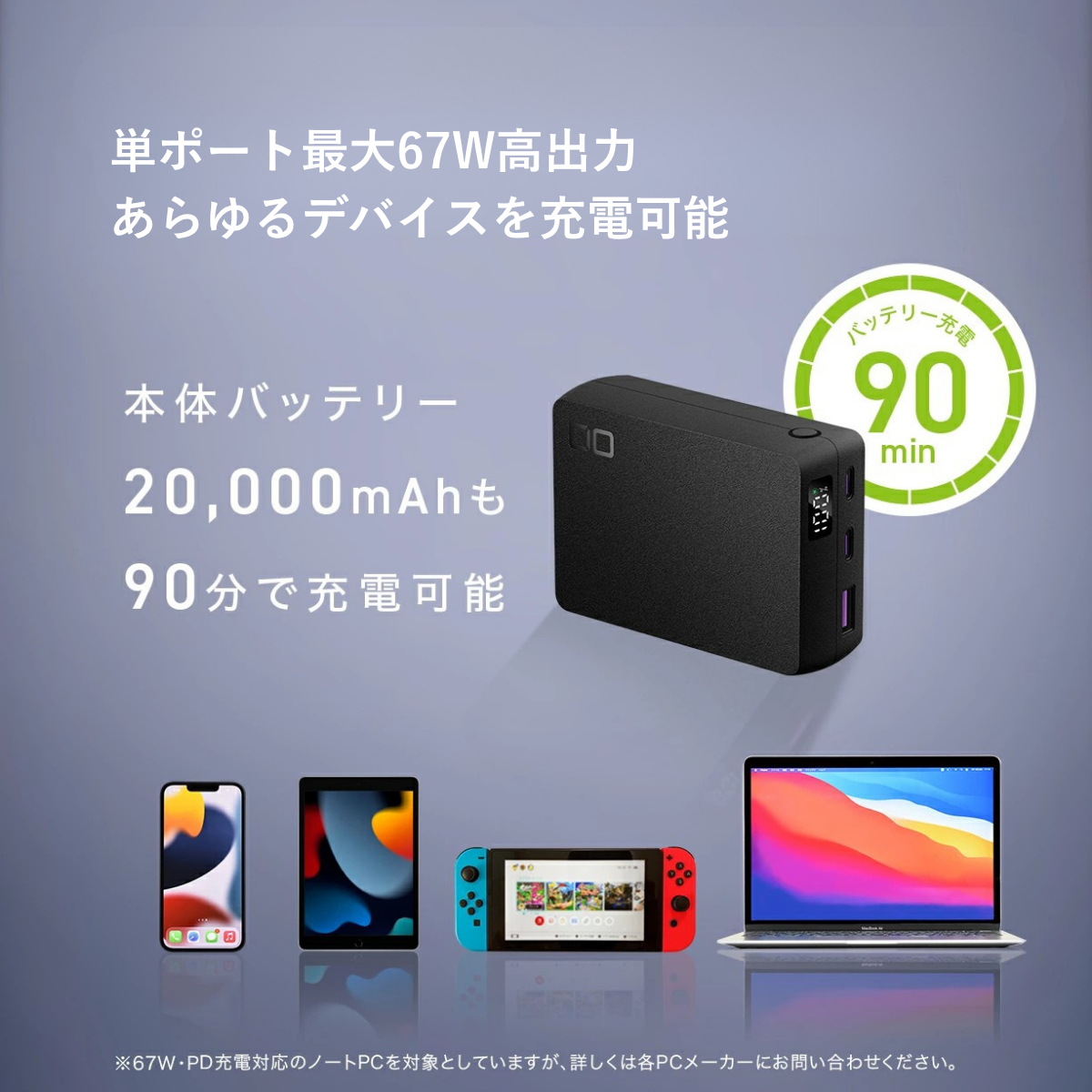 日本CIO Smartcoby|超大容量|3C認證|Smartcoby TRIO 行動電源67W 日本CIO Smartcoby|超大容量|3C認證|Smartcoby TRIO 行動電源67W