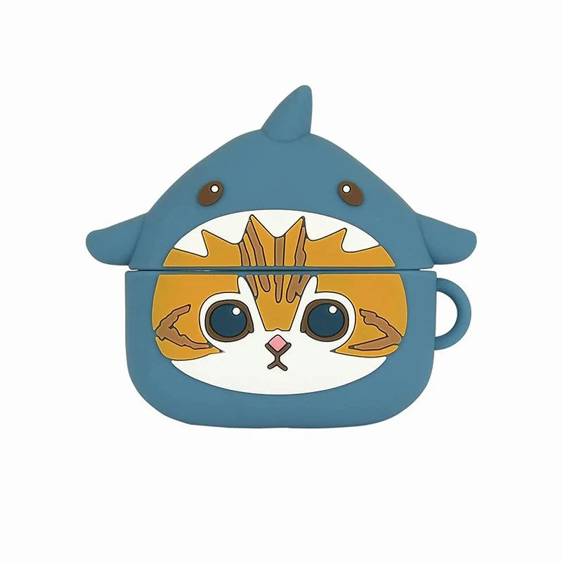 【特價】Mofusand｜鯊魚貓保護殻 （AirPods Pro / Air Pod Pro第2代）