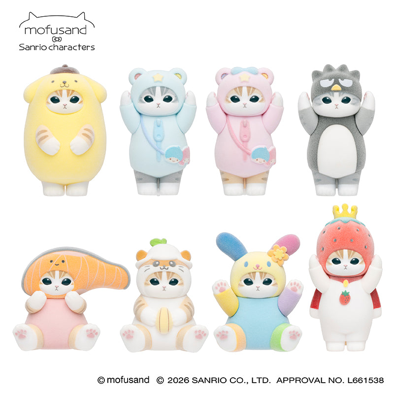 Mofusand x Sanrio｜聯乘毛絨質地模型 Vol 3（隨機款）
