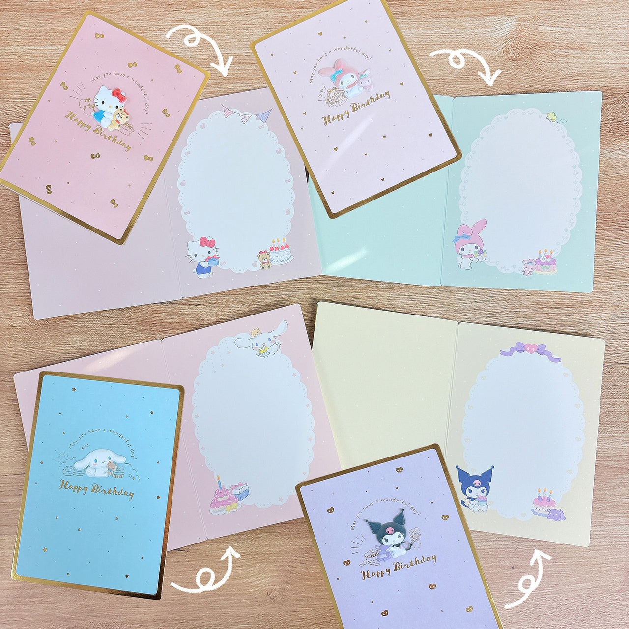 Sanrio ｜生日賀卡｜浮雕生日卡