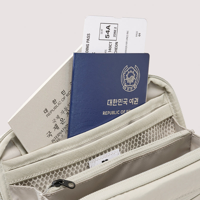 【預購】韓國Branden｜旅行必備｜防盗斜孭｜Safe Plus Wallet Bag 護照袋