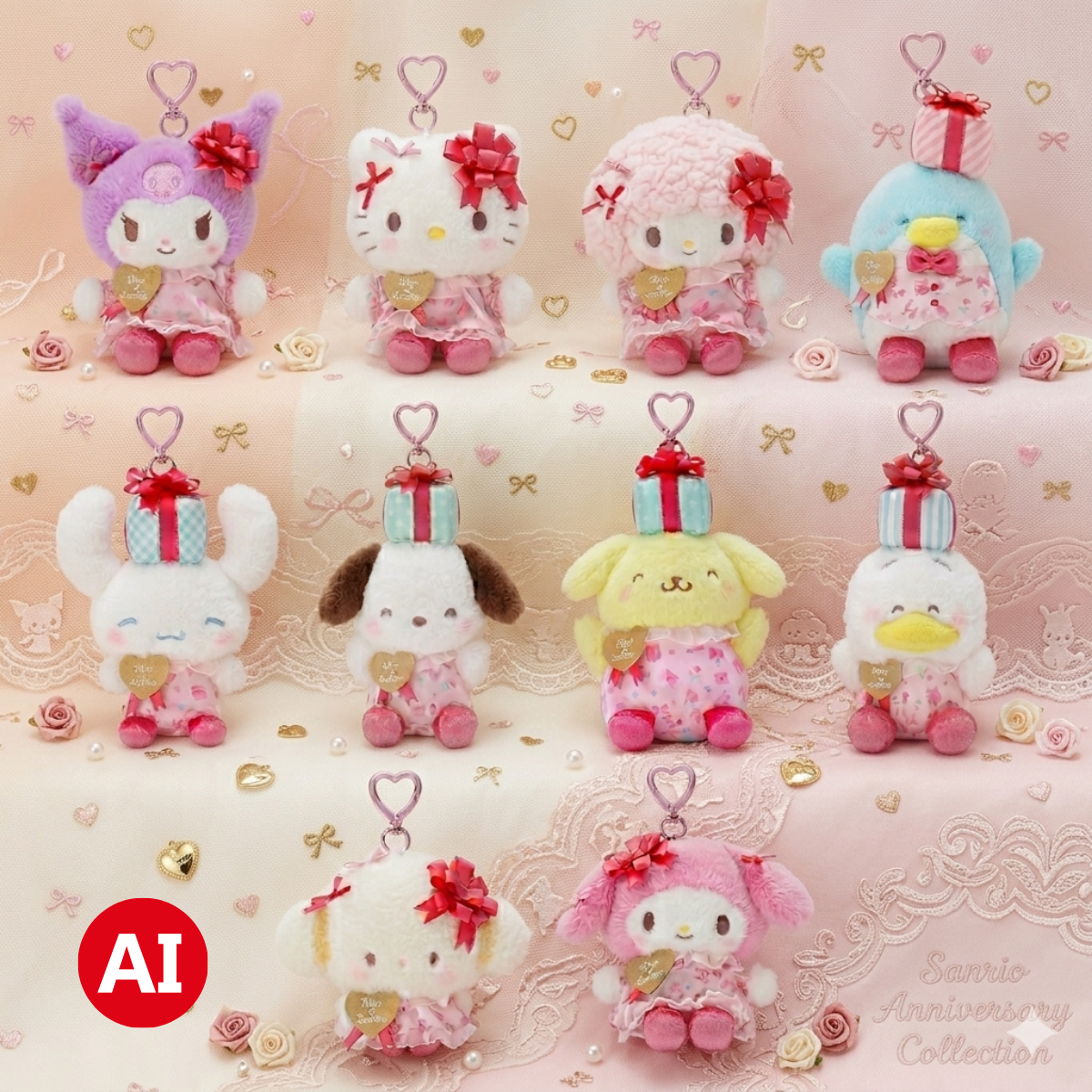 Sanrio｜55th Anniversary Plush Charm