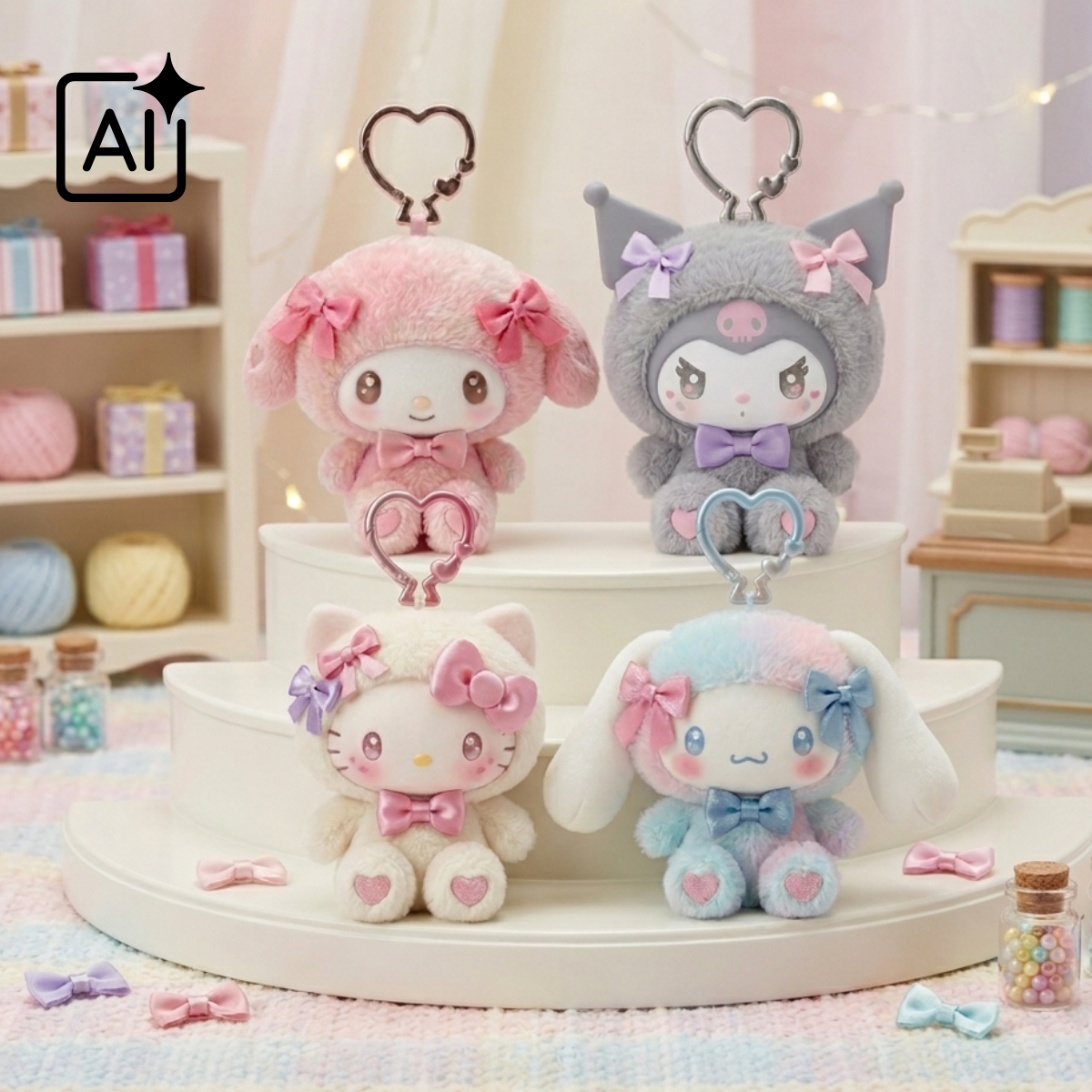 【早鳥預購結束】Sanrio｜毛毛公仔