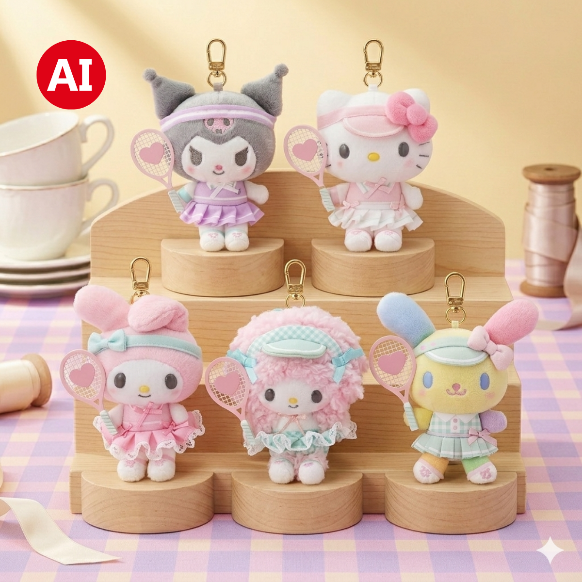 Sanrio｜網球系列掛飾