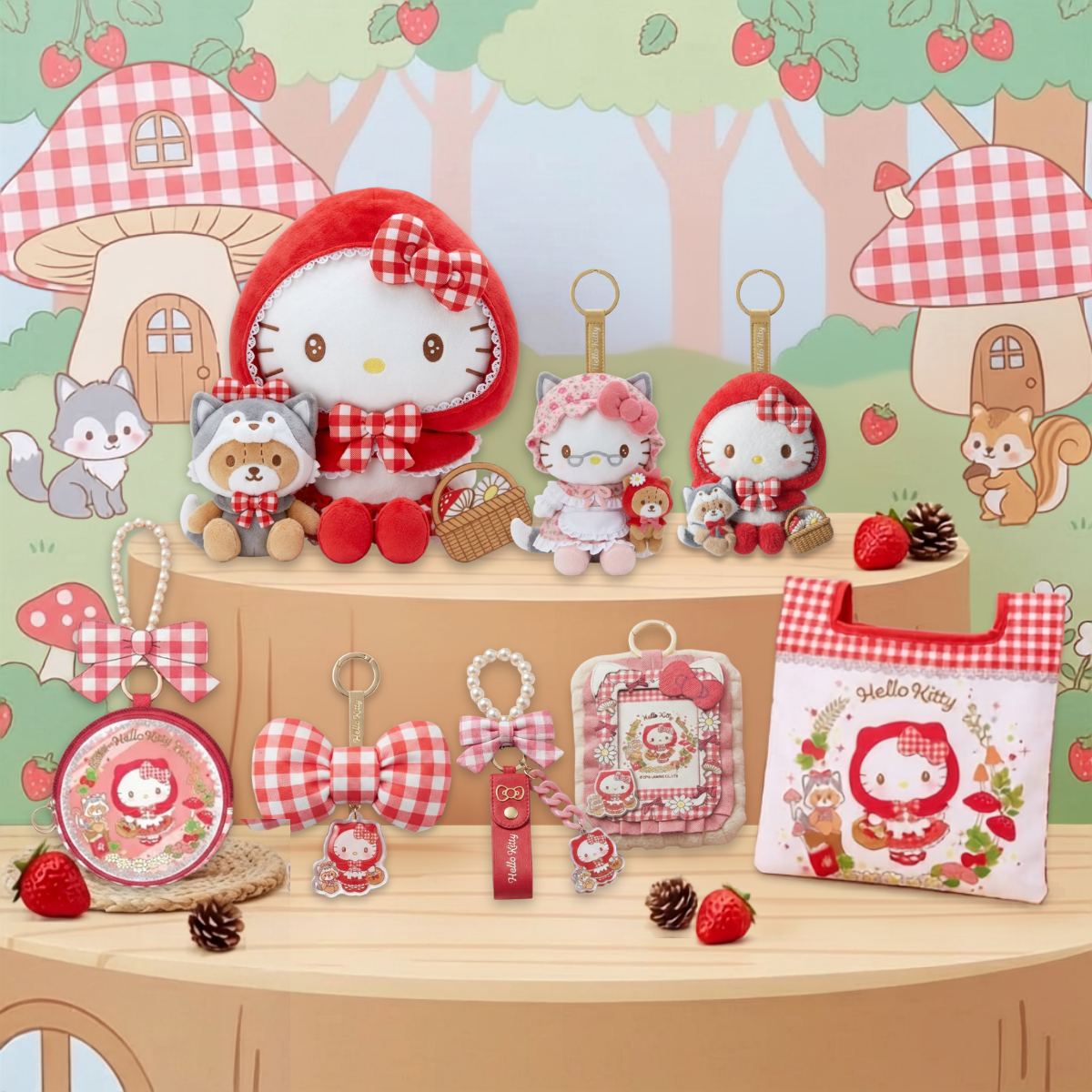 【早鳥預購9折】Sanrio｜香港限定｜Hello Kitty 小紅帽系列