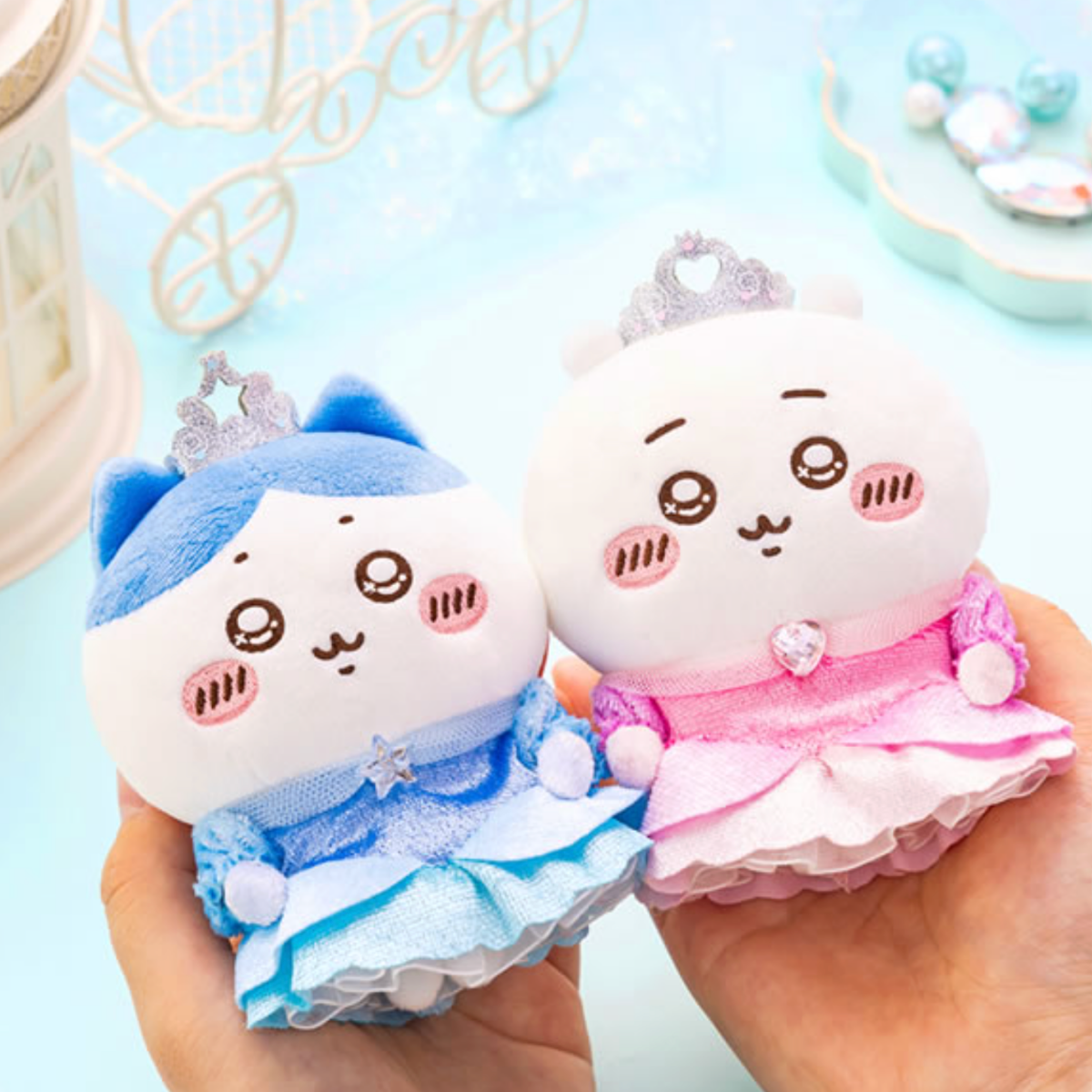 Chiikawa | Princess and Prince Plush Keychain