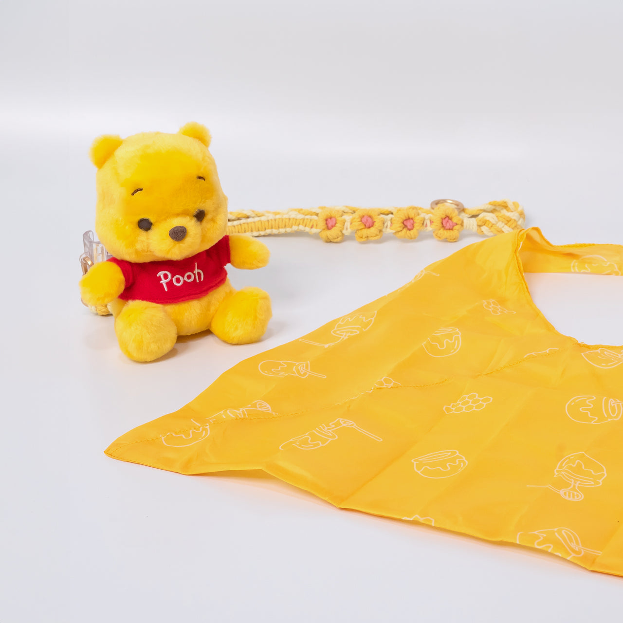 台灣infoThink｜Disney｜絨毛公仔手機背夾＋環保袋