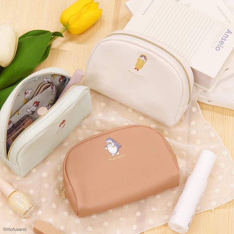 Mofusand｜皮革化妝袋