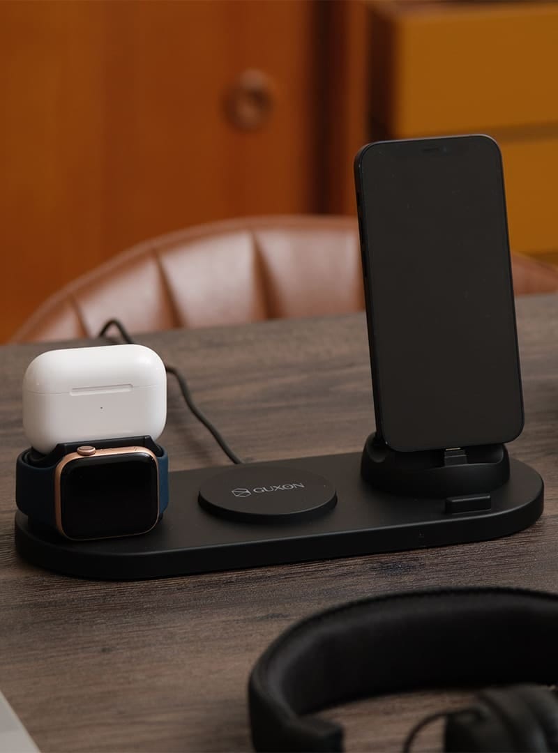 台灣GUXON｜多用途六合一無線充電座