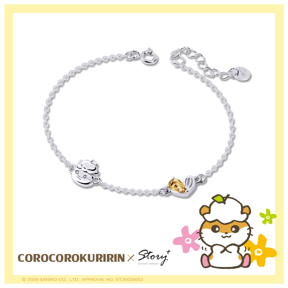 台灣 STORY ACCESSORY 故事銀飾 |Corocorokuririn經典系列 可樂鈴晶鑽純銀手鍊