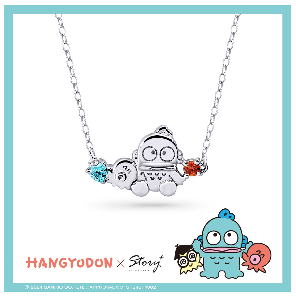 台灣 STORY ACCESSORY 故事銀飾 | Hangyodon經典系列 晶鑽純銀項鍊
