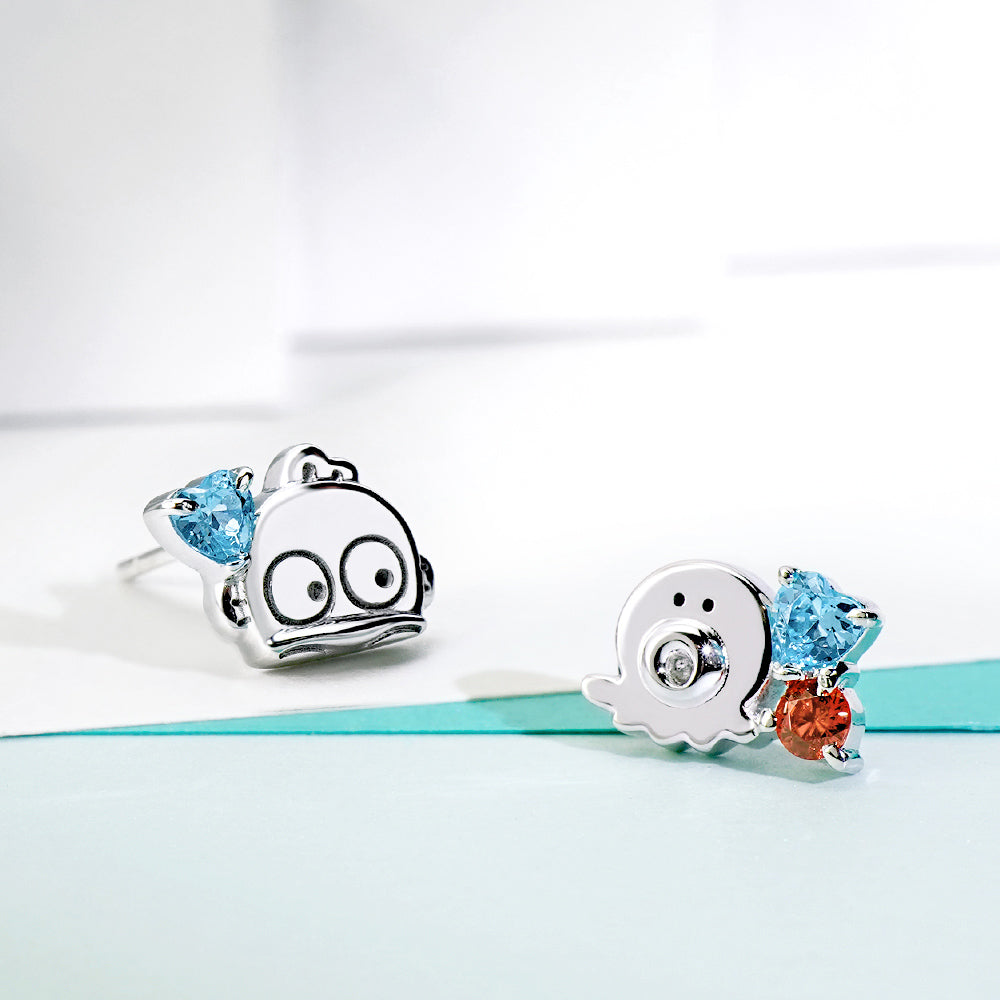 台灣 STORY ACCESSORY 故事銀飾 | Hangyodon經典系列 晶鑽純銀耳環