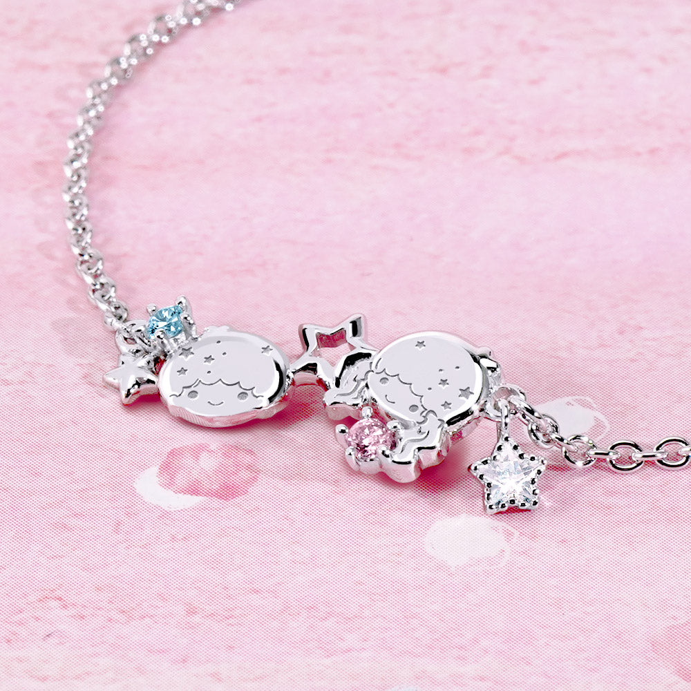 台灣 STORY ACCESSORY 故事銀飾 | LittleTwinStars 50th星舞系列 雙子星晶鑽純銀手鍊