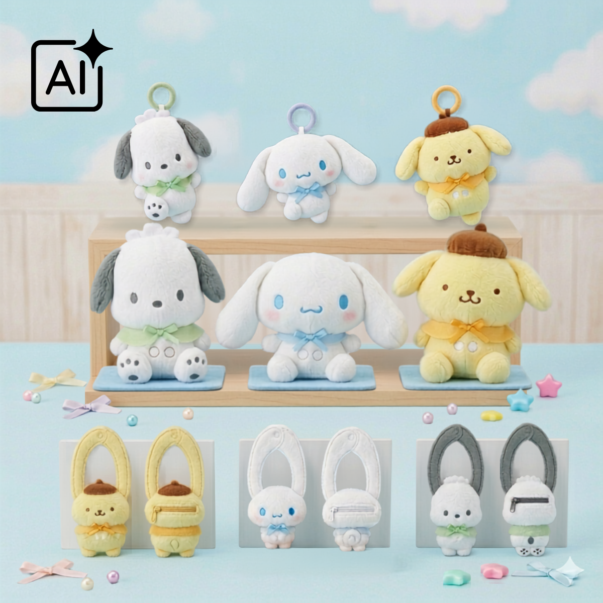 【早鳥預購結束】Sanrio｜歪頭系列公仔