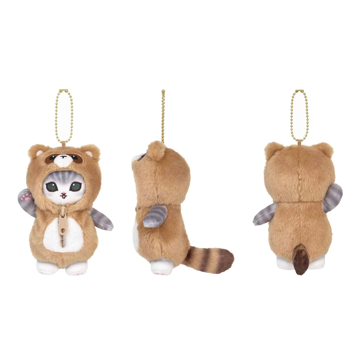 Mofusand｜拉鍊動物裝扮系列掛飾公仔