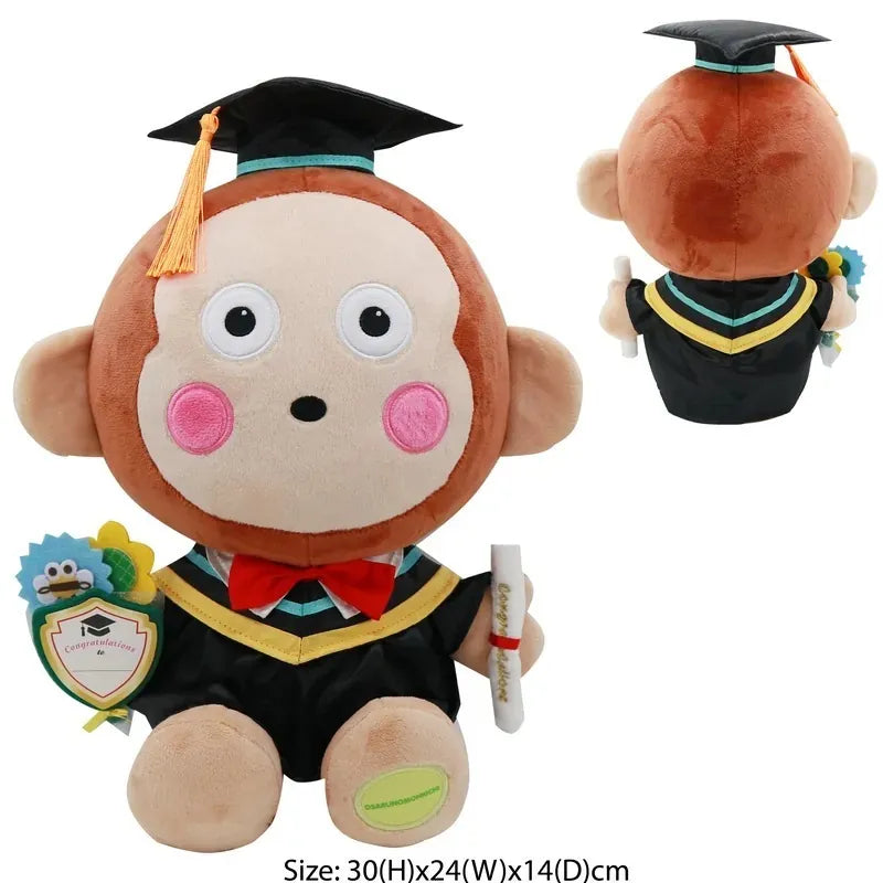 Sanrio｜畢業禮物｜Osaru No Monkichi 12寸畢業公仔