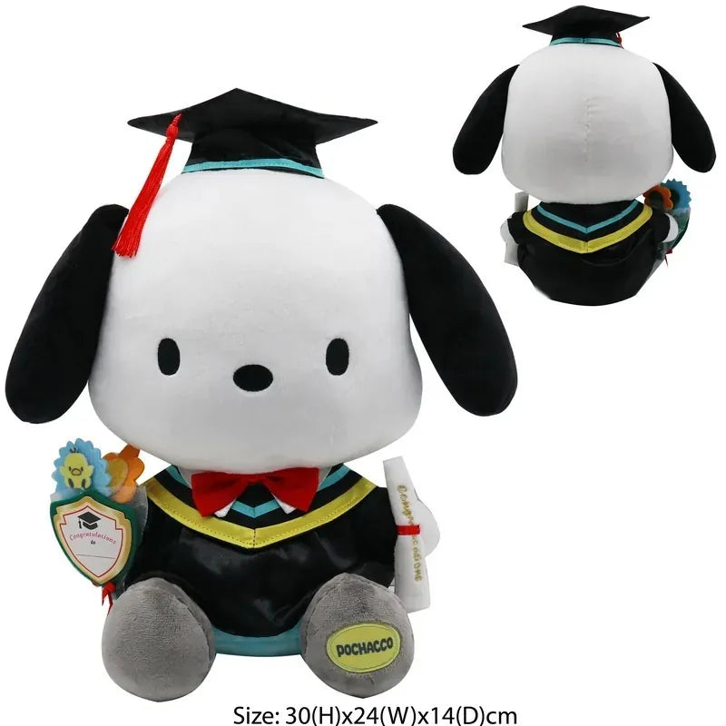 Sanrio｜畢業禮物｜Pochacco 12寸畢業公仔