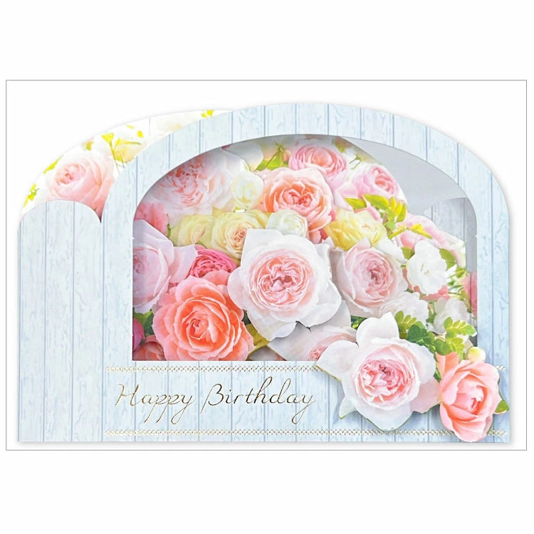 慶祝｜生日禮物｜立體花朵多用途卡