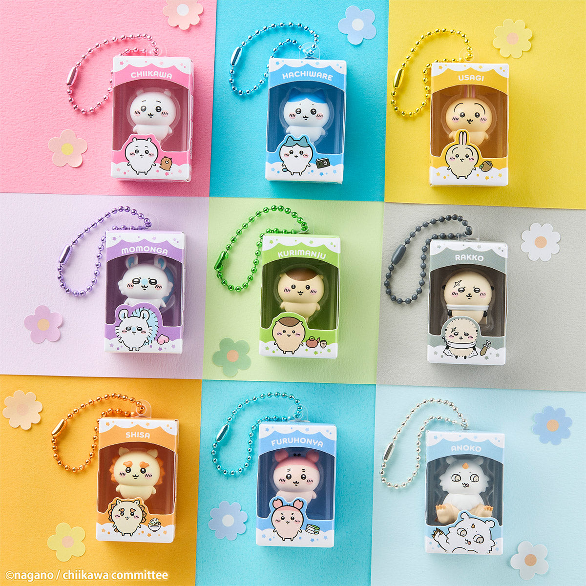 Chiikawa｜Candy Toy｜Miniature Model Box Keychain (with Chocolate) (Full Box of 14) (Random Assortment)