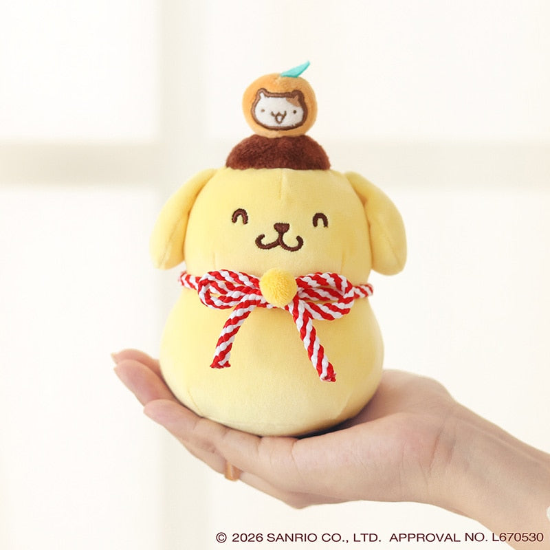 Sanrio | Pompompurin 30th Anniversary Post Office Exclusive Kagami Mochi Ornament Plush