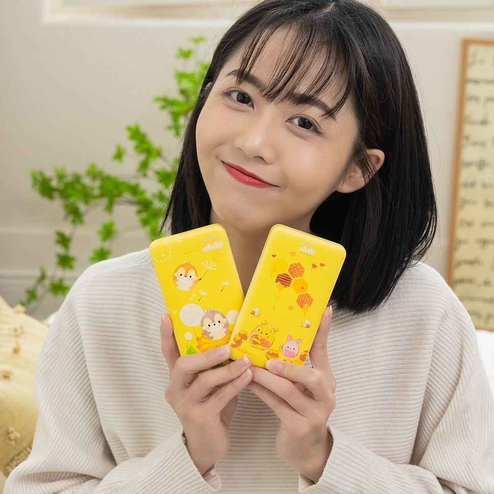 台灣infoThink｜迪士尼｜大鼻鋼牙/小熊維尼自帶雙線行動電源