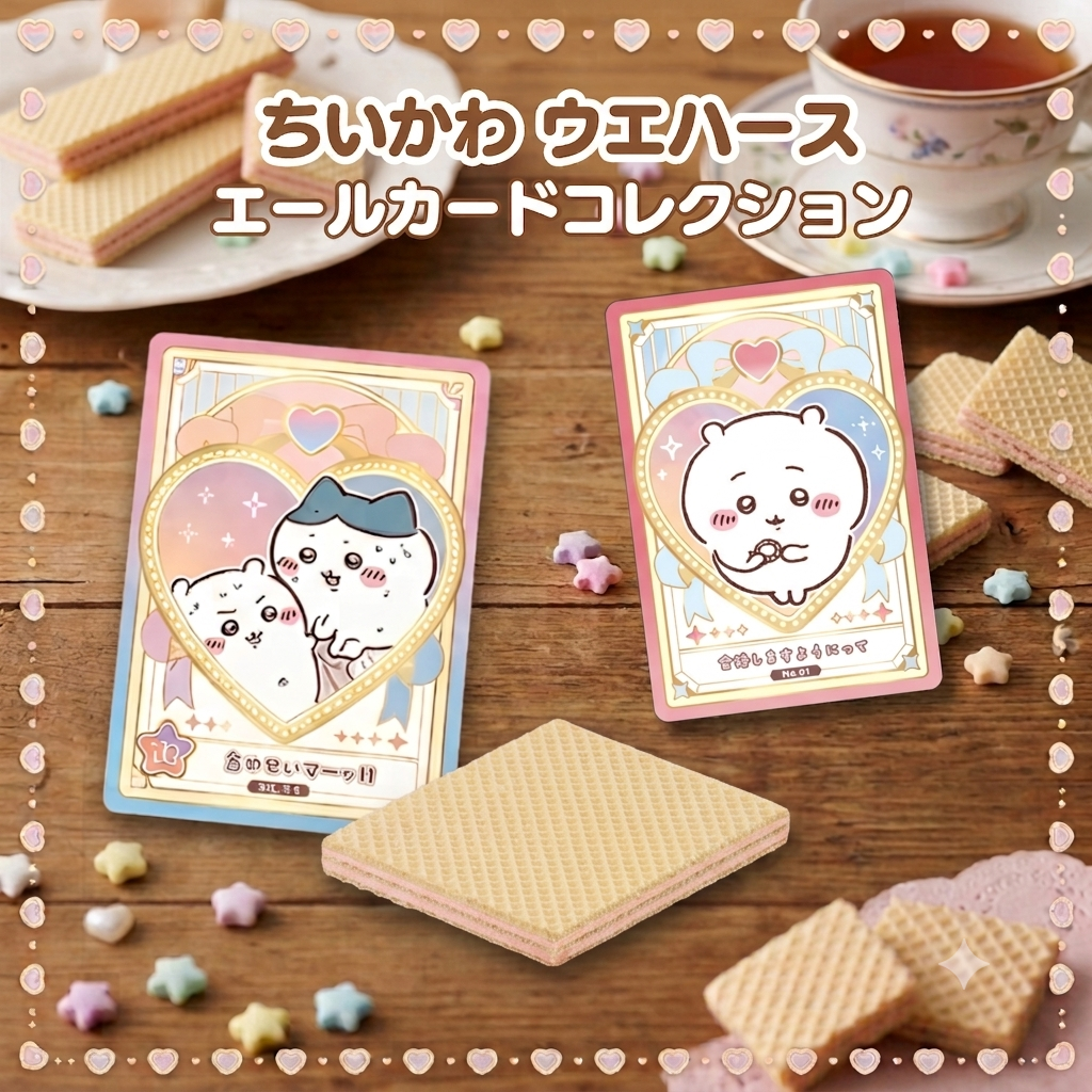 Chiikawaちいかわ｜食玩｜應援餅卡（隨機款）（原盒20包）