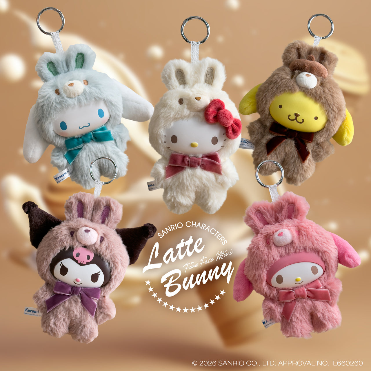 [Additional Pre-order] Sanrio | Character Mascot Animal Plush Charm