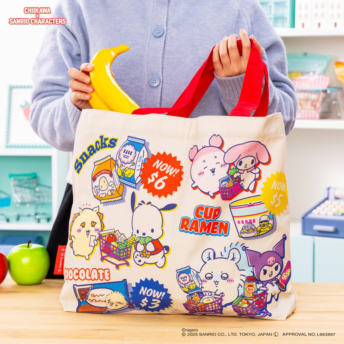 Chiikawa x Sanrio｜Tote Bag