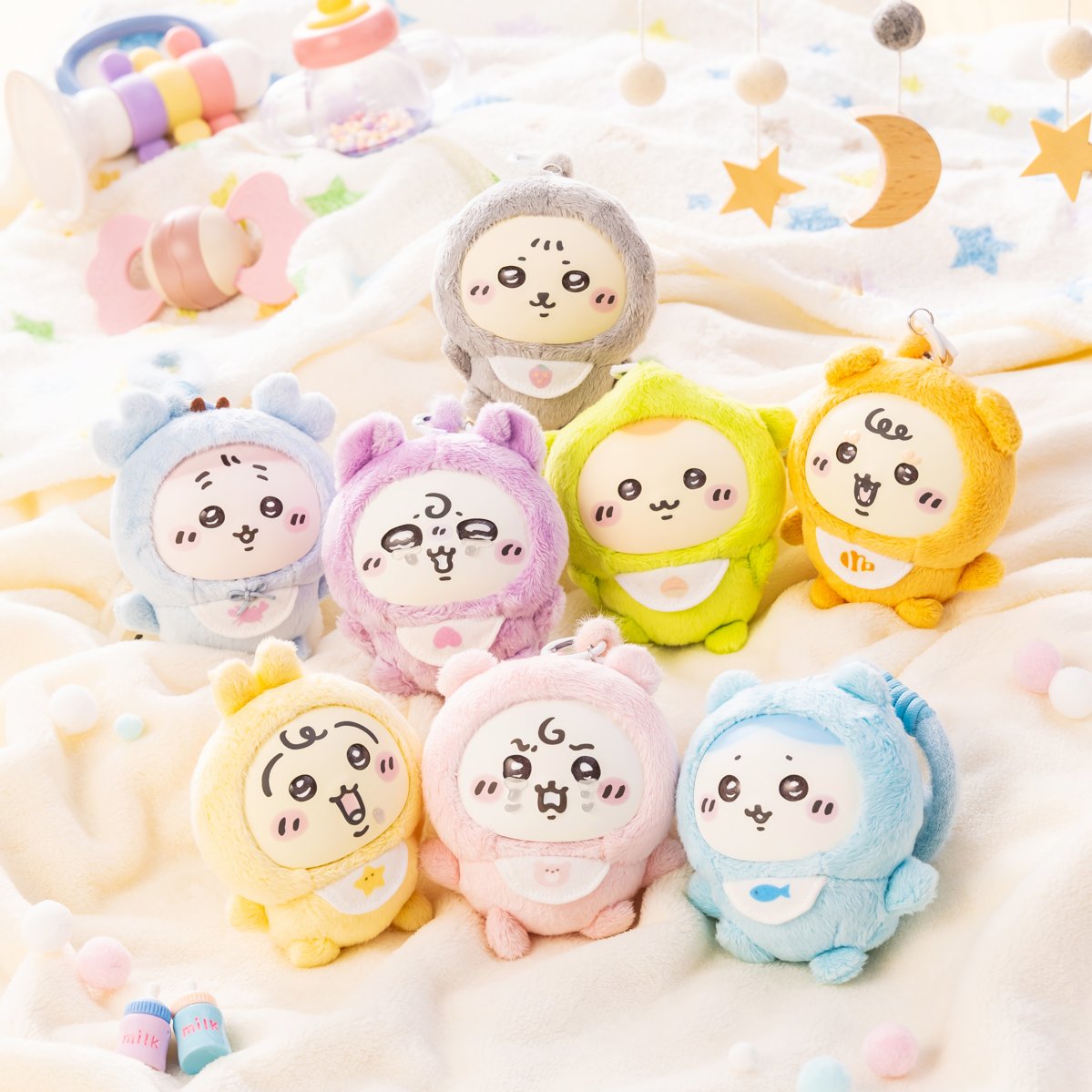 Chiikawaちいかわ｜Baby系列Kiramekko糖膠掛飾公仔
