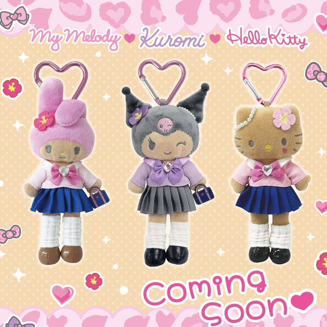 Sanrio｜校服長腿辣妹掛飾