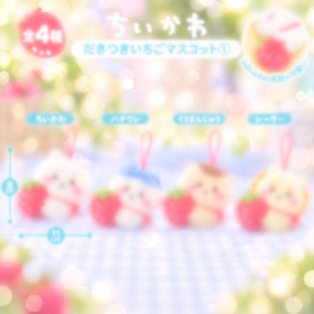 Chiikawaちいかわ｜士多啤梨掛飾景品第1彈
