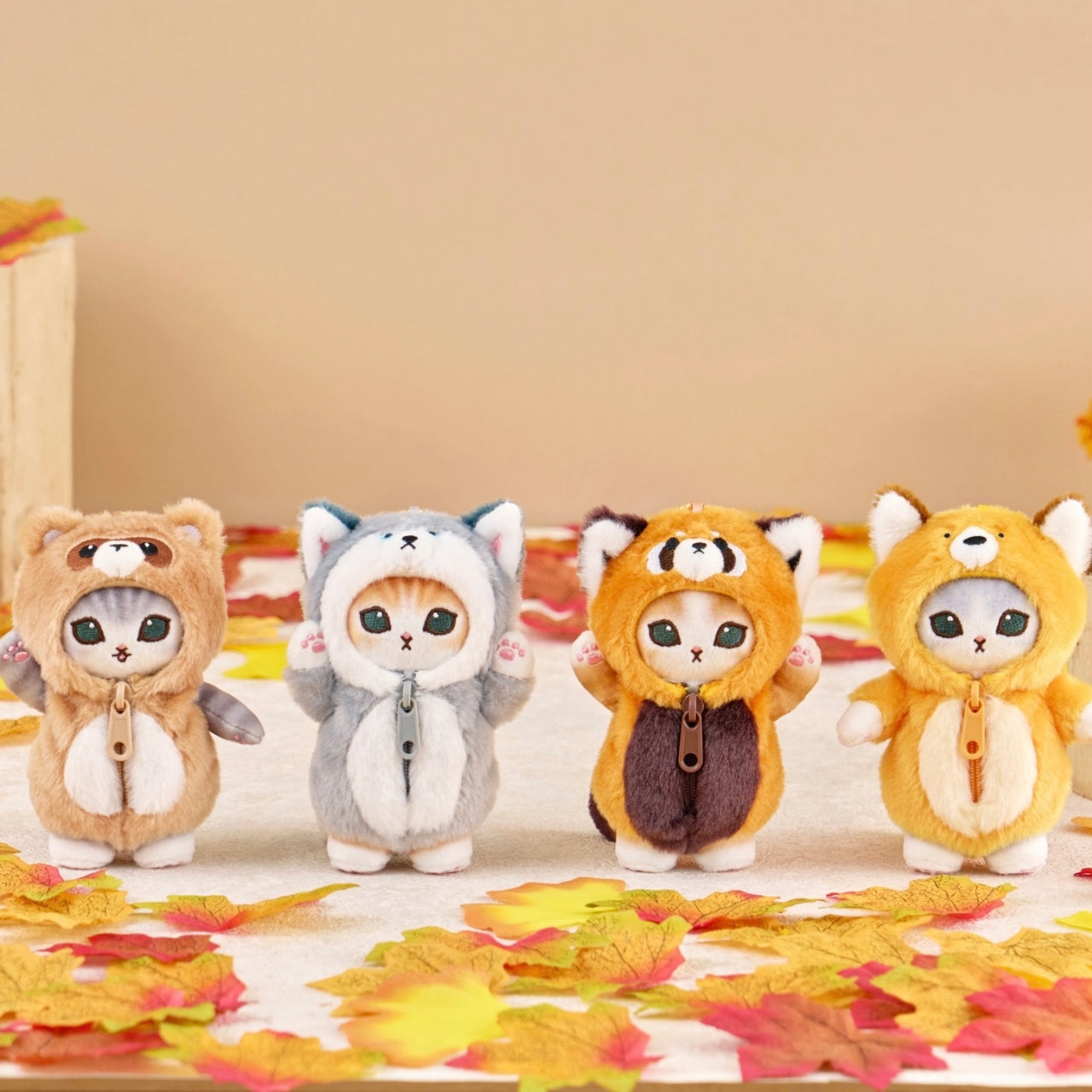 Mofusand｜拉鍊動物裝扮系列掛飾公仔