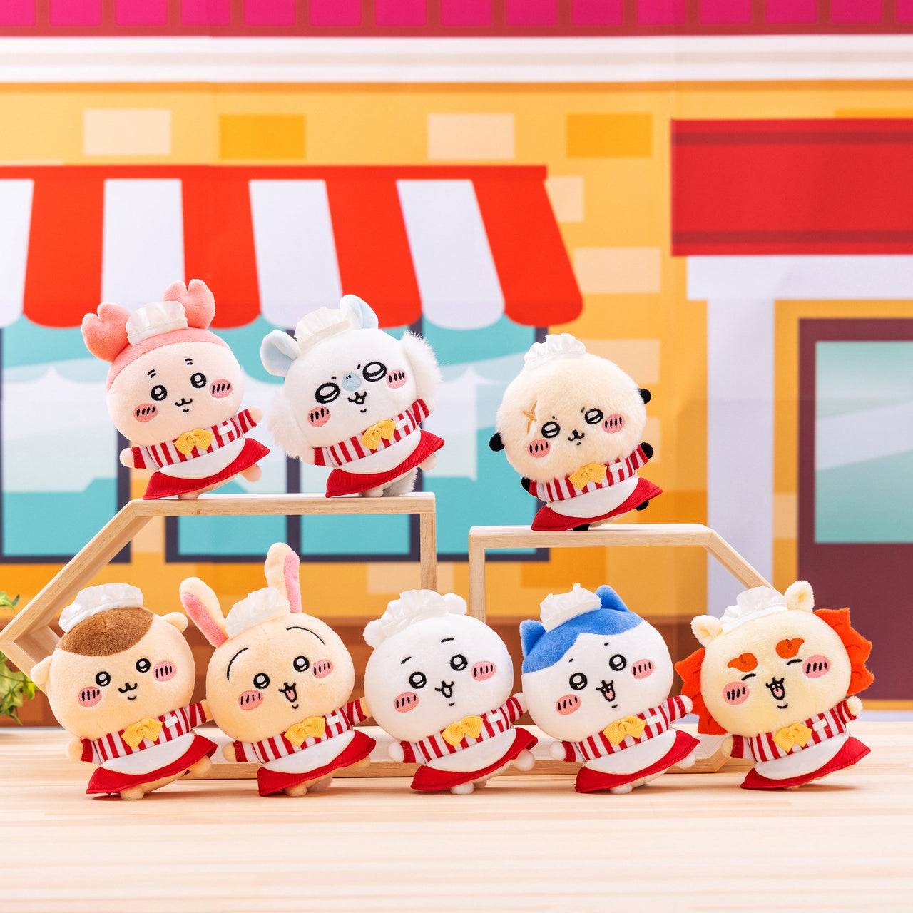 Chiikawaちいかわ｜餐廳侍應系列掛飾公仔