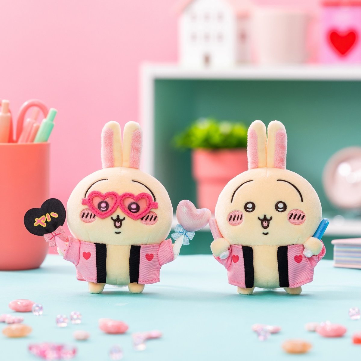 Chiikawaちいかわ｜應援兔掛飾公仔