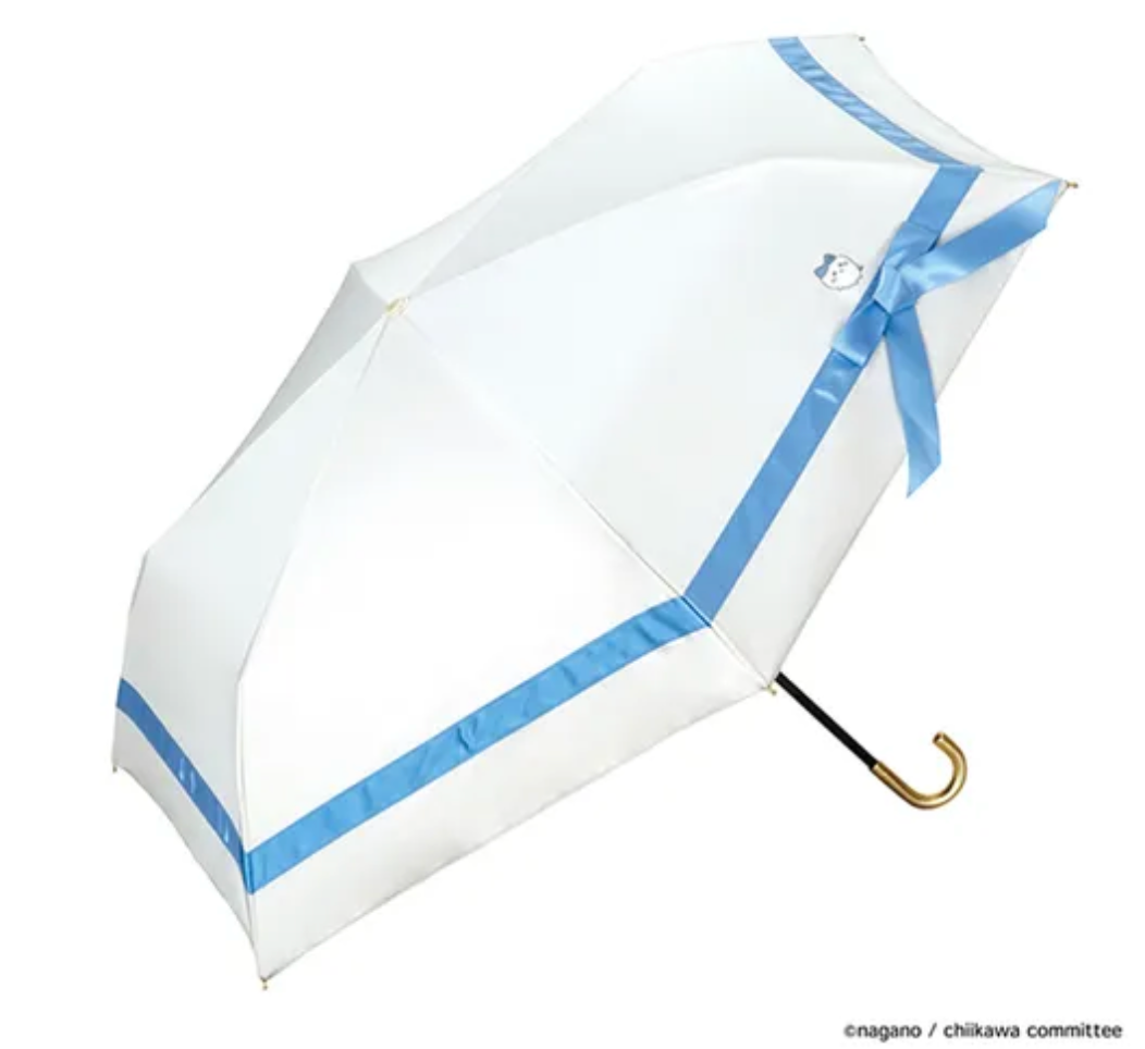 Chiikawaちいかわ｜Wpc聯乘｜超輕盈「賞櫻」&「藍絲帶」雨傘2025