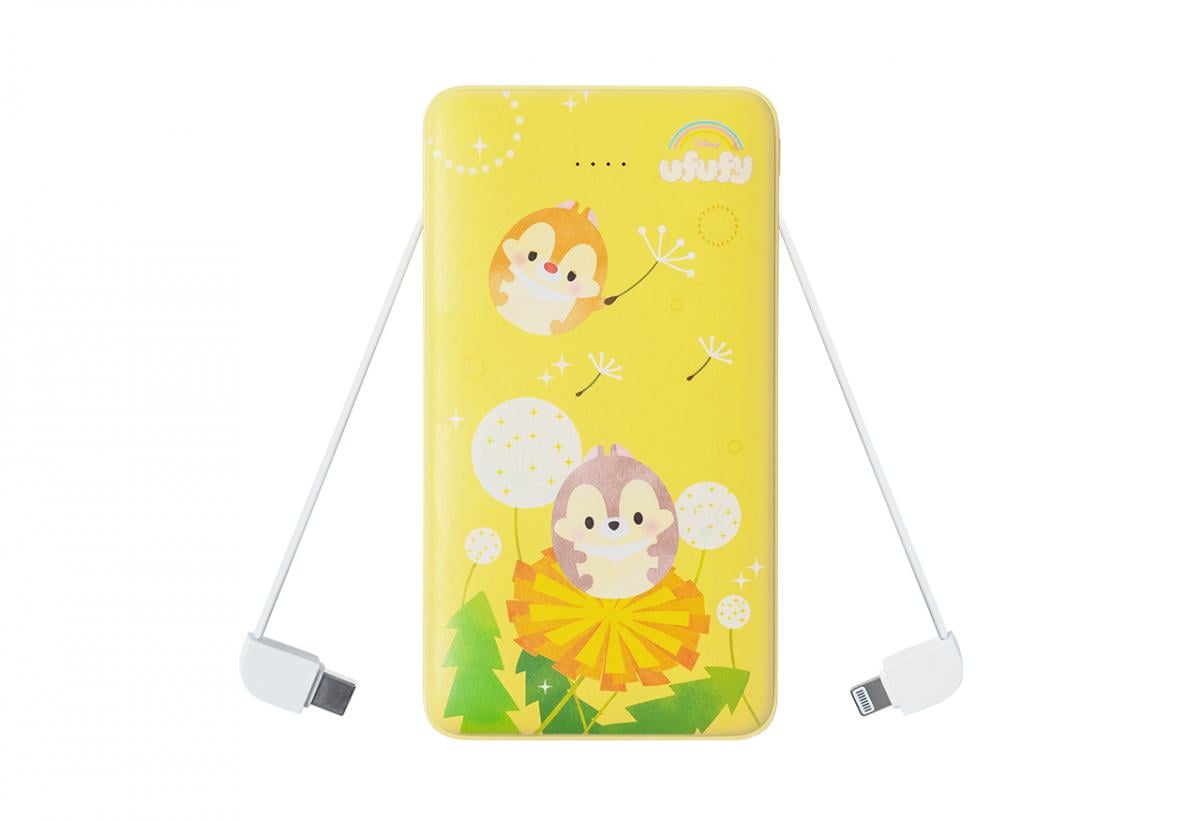 台灣infoThink｜迪士尼｜大鼻鋼牙/小熊維尼自帶雙線行動電源