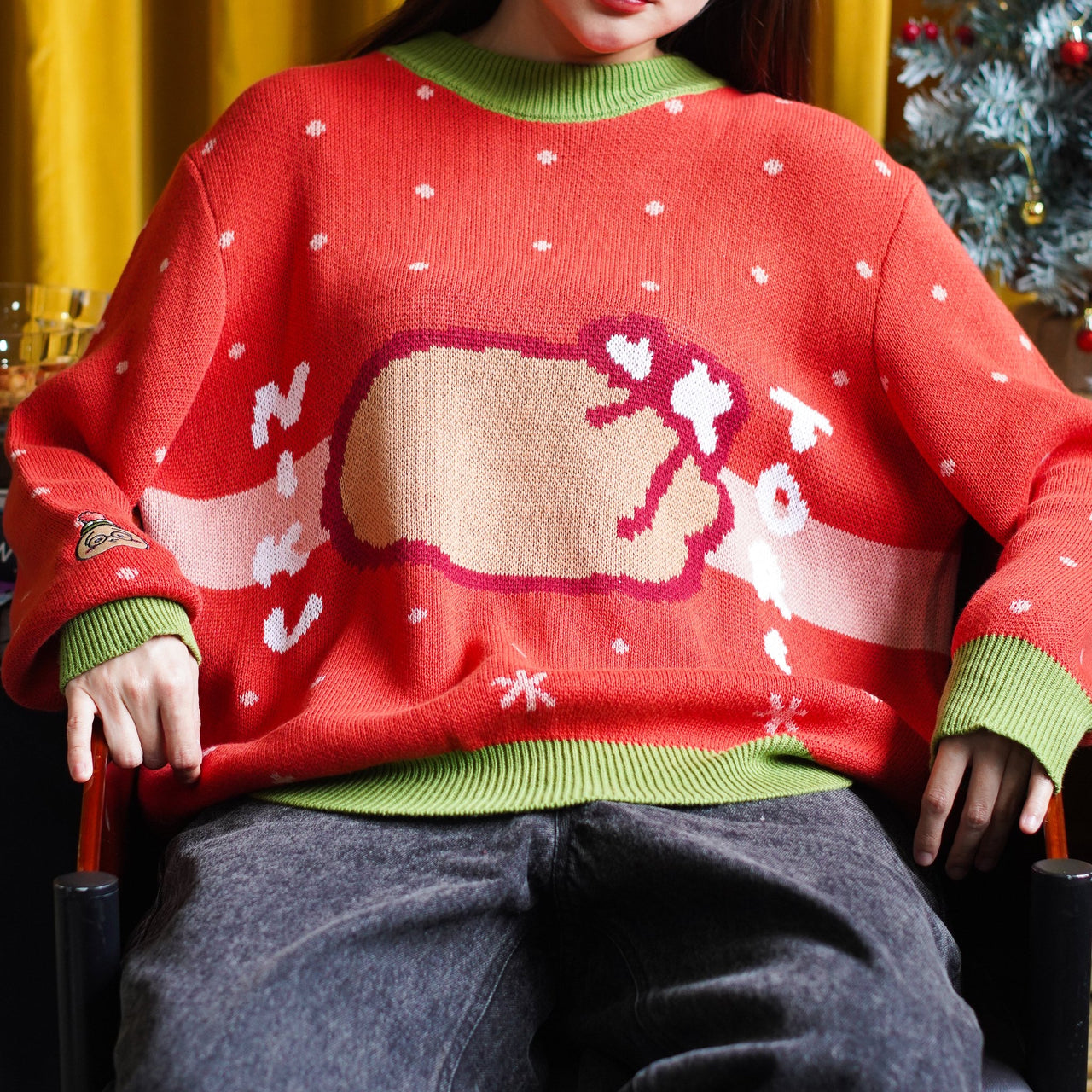 Chiikawaちいかわ｜Chiikawa Park｜聖誕冷衫